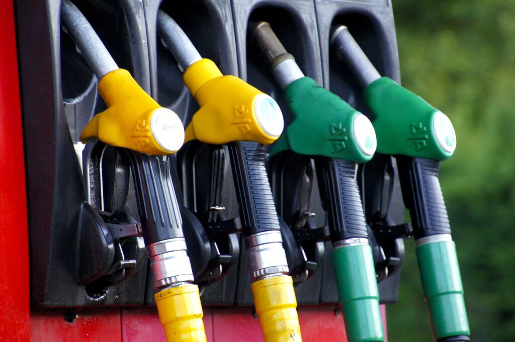 tankstation benzine en diesel